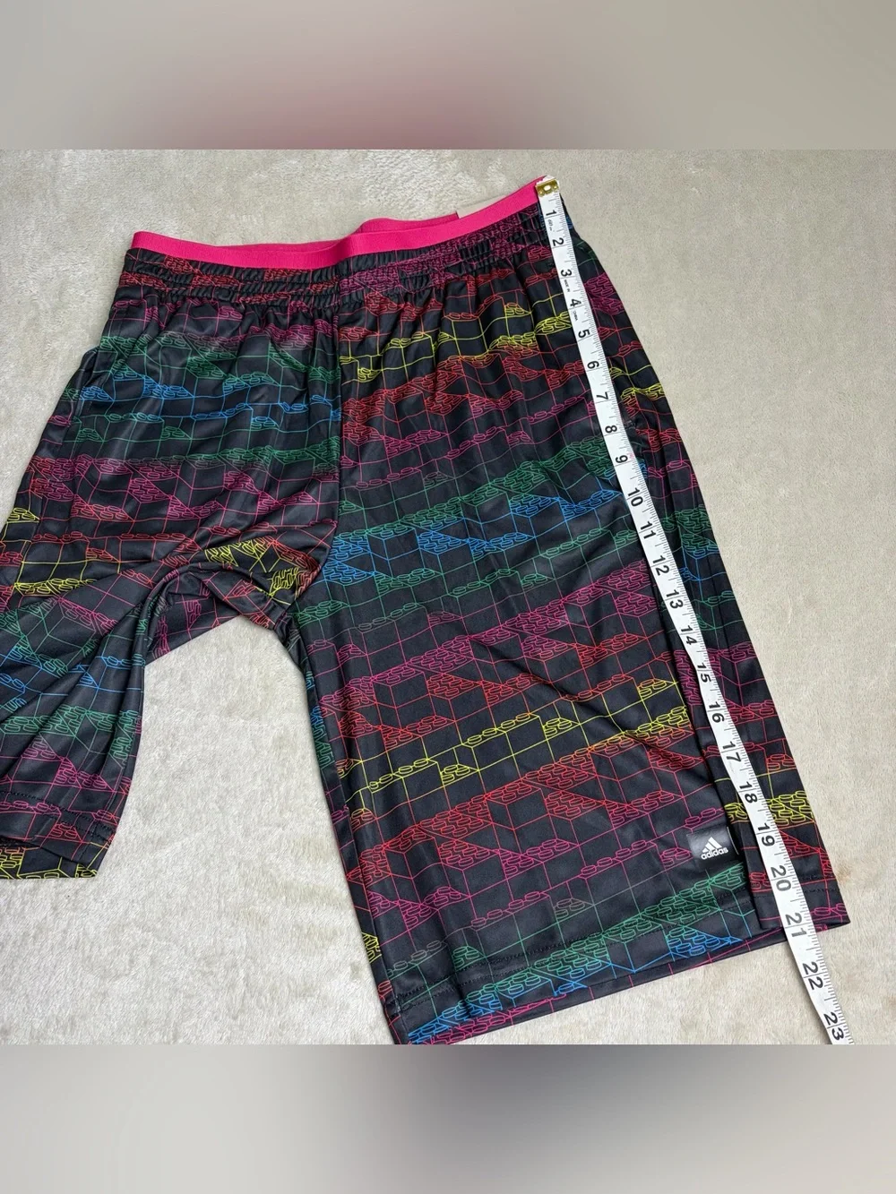 Adidas x LEGO Boys Training Shorts Size Large NWT Aeroready Graphic